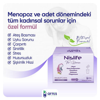 NİSLİFE Hayıt Tohumu, Soya İzoflavonları ve Passiflora İçeren Takviye Edici Gıda